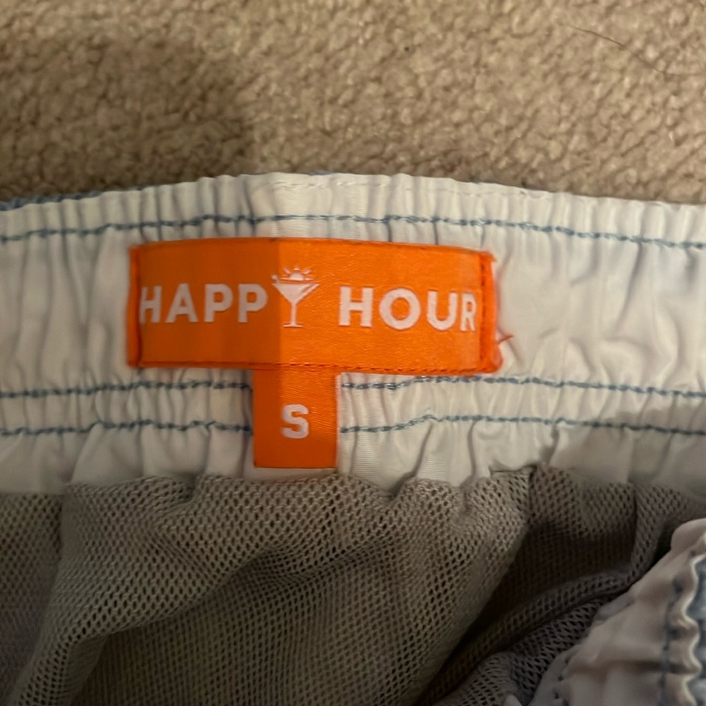 Blue Happy Hour Swim Trunks